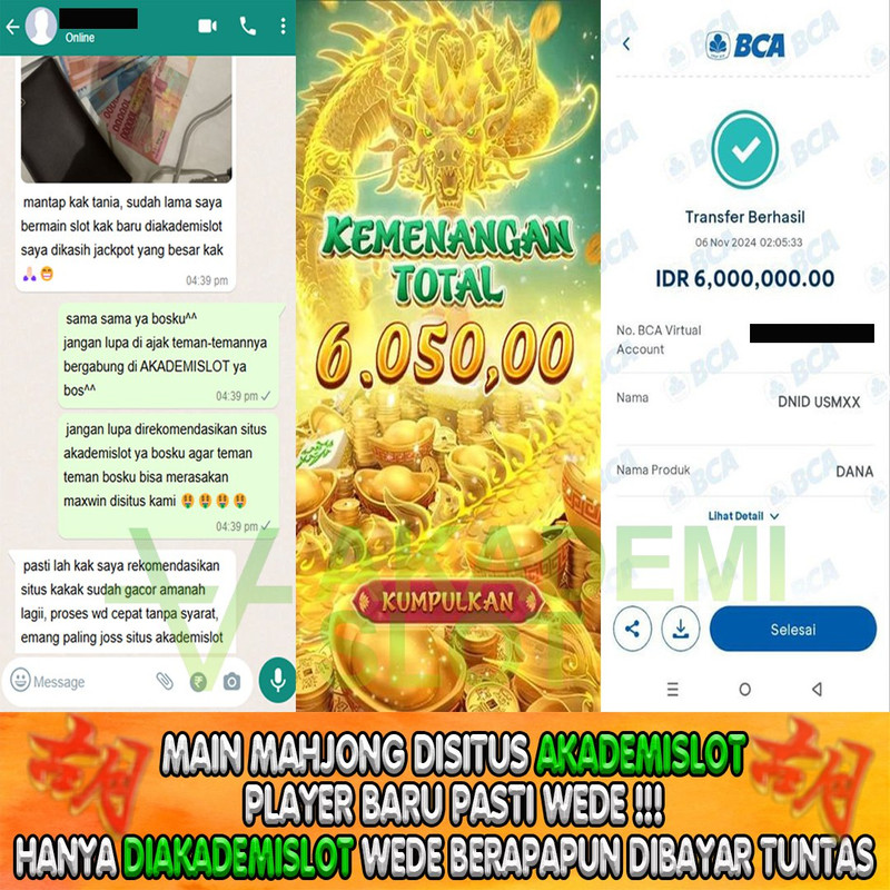AKADEMISLOT JACKPOT SLOT MAHJONG WAYS 2 HINGGA 6 JUTA, 06 SEPTEMBER 2024