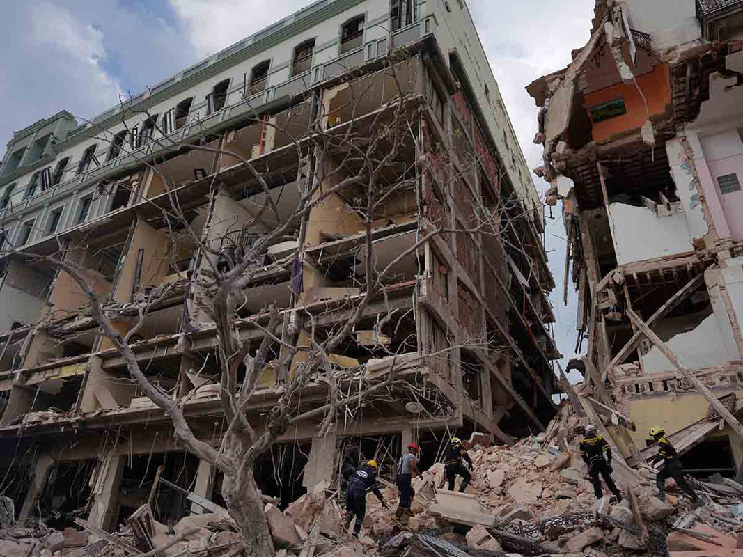 Hotel Saratoga en Cuba quedó 80% destruido tras explosión