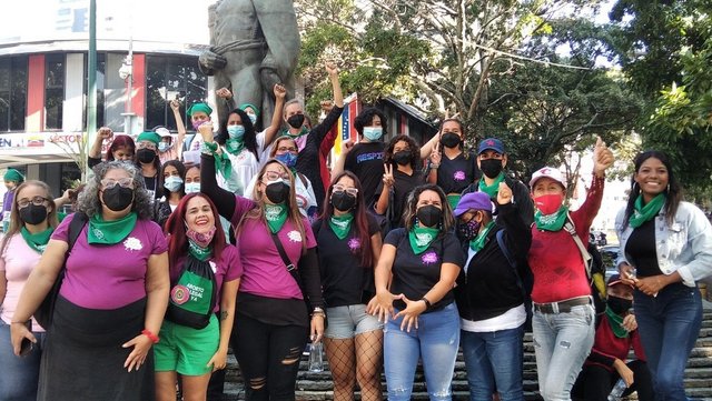 Marcha exige derecho al aborto en Caracas