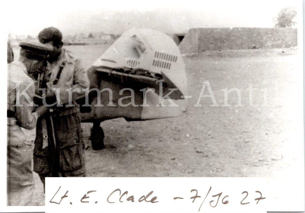 S355 Photo Wehrmacht Archive Repro Luftwaffe Aircraft Me109 Balance RKT Pilot JG27