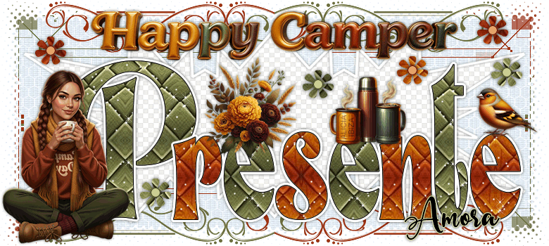 Presente Happy Camper amora