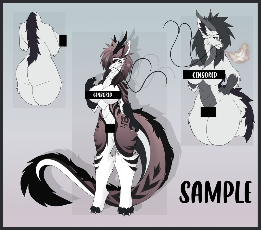 nsfw reference sample (front + back + halfbody)