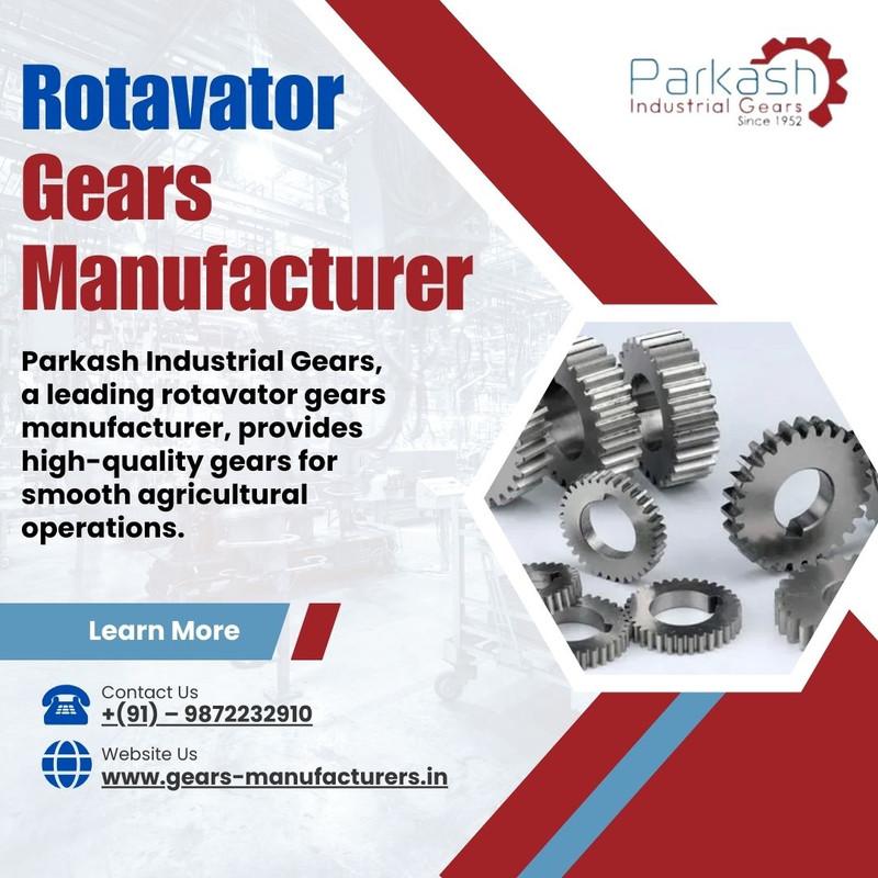 Rotavator Gears Manufacturer