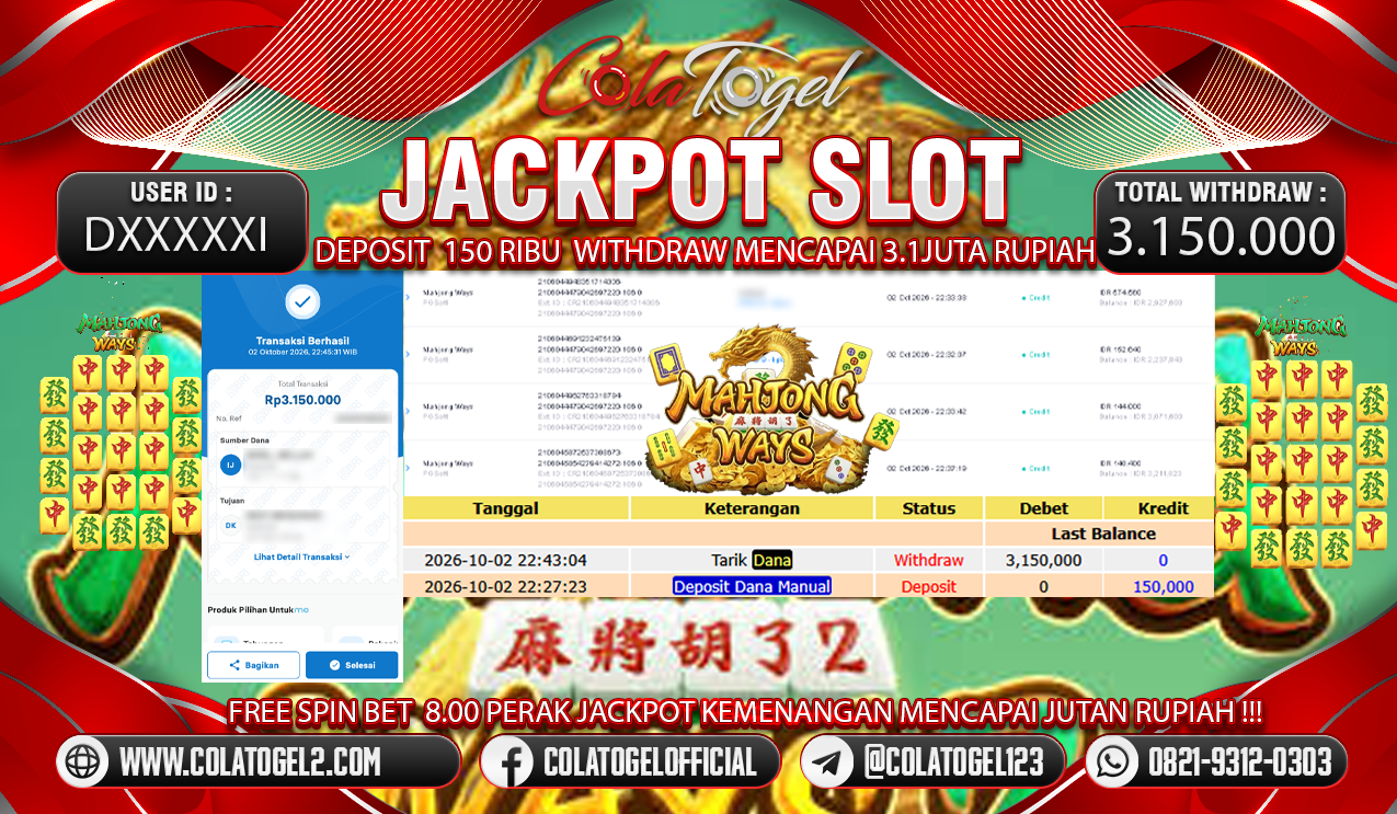 JACKPOT SLOT GACORR !!!