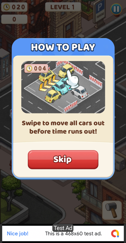 Parking Escape Puzzle - Puzzle Game Android Studio Project with AdMob Ads + Ready to Publish