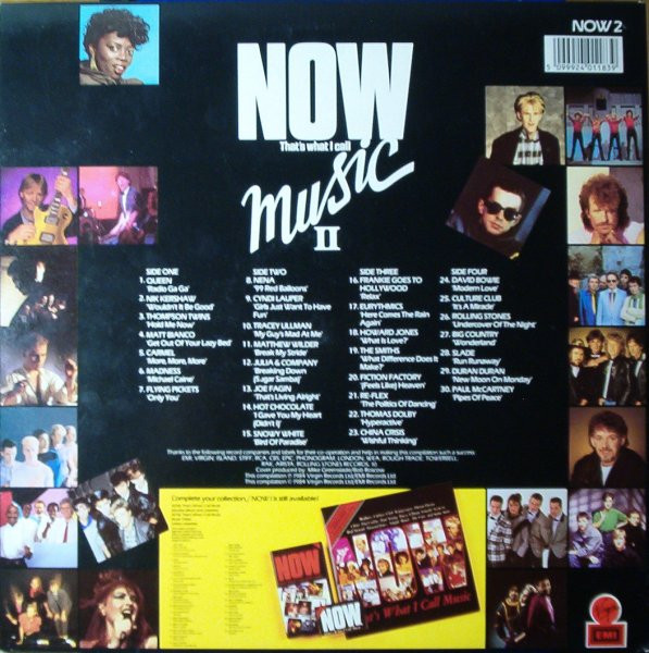 24/02/2023 - Various – Now That's What I Call Music II (2 x Vinyl, LP, Compilation)(EMI – NOW 2)  1984 R-662428-1159809657