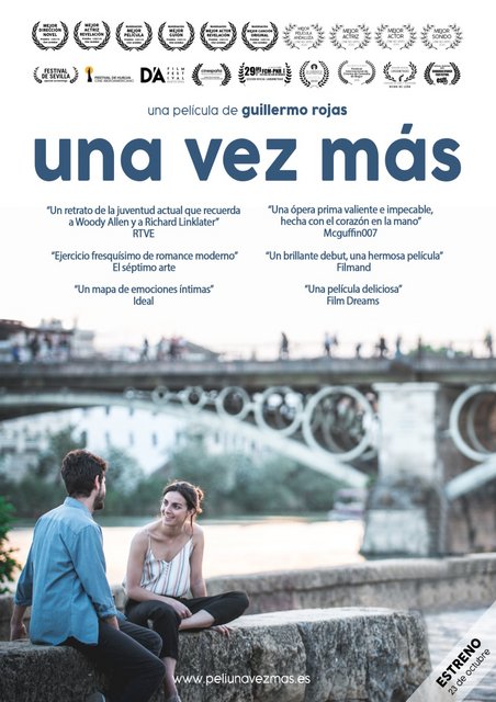 LA PELÍCULA “UNA VEZ MÁS”, DE GUILLERMO ROJAS, SE ESTRENARÁ EN CINES ESTE VIERNES 23 DE OCTUBRE