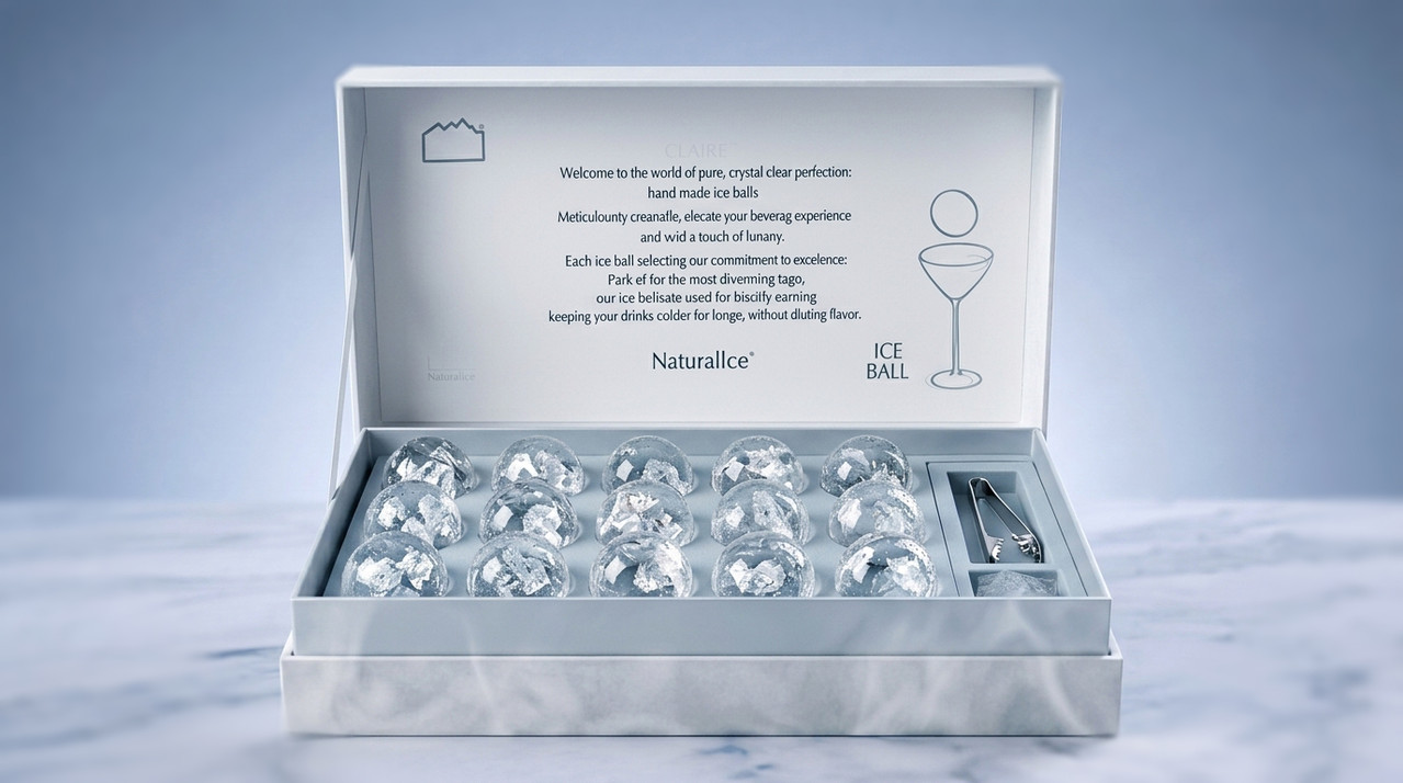 Ice Ball Silver Luxury - 20 Pcs