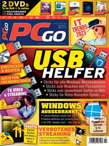 Cover: Pcgo Magazin Februar No 02 2023