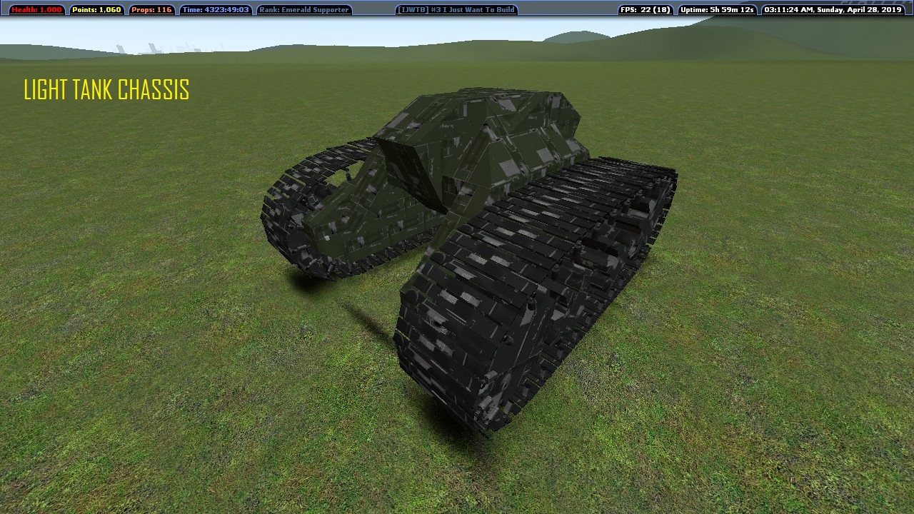 LIGHT TANK CHASSIS
