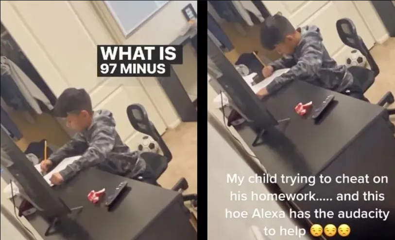 Niño le pide a Alexa que resuelva su tarea porque no tiene ganas de estudiar