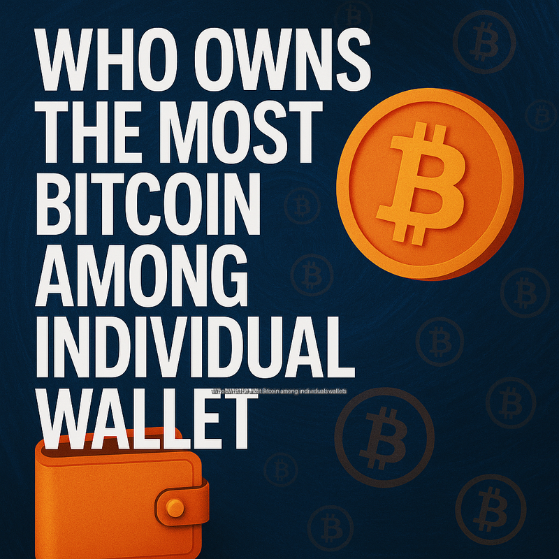 Who owns the most Bitcoin among individuals wallets