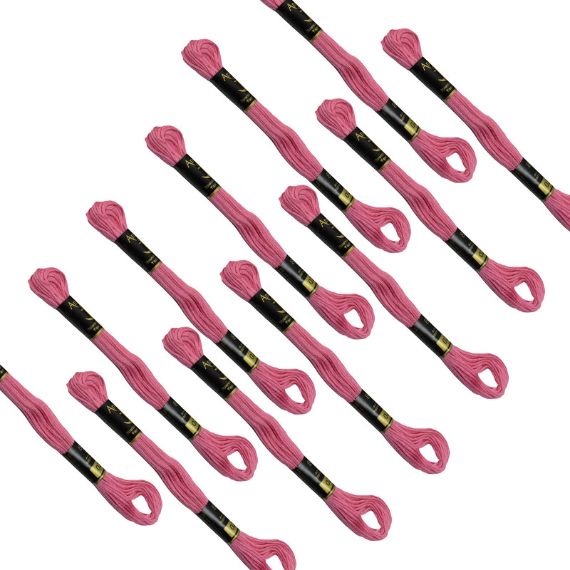 Hilos de anclaje mechones de algodón varados bordados a mano punto de cruz y punto largo - Imagen 50 de 129