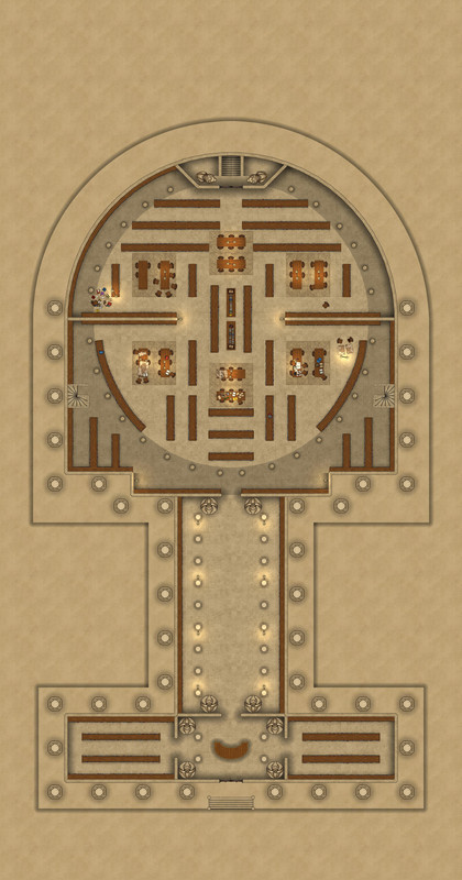 A 42x80 Ground nogrid lights
