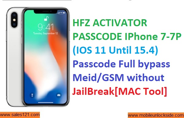 Hfz Activator Passcode Iphone 7 7p Ios 11 Until 15 4 Passcode Full Bypass Gsm Forum