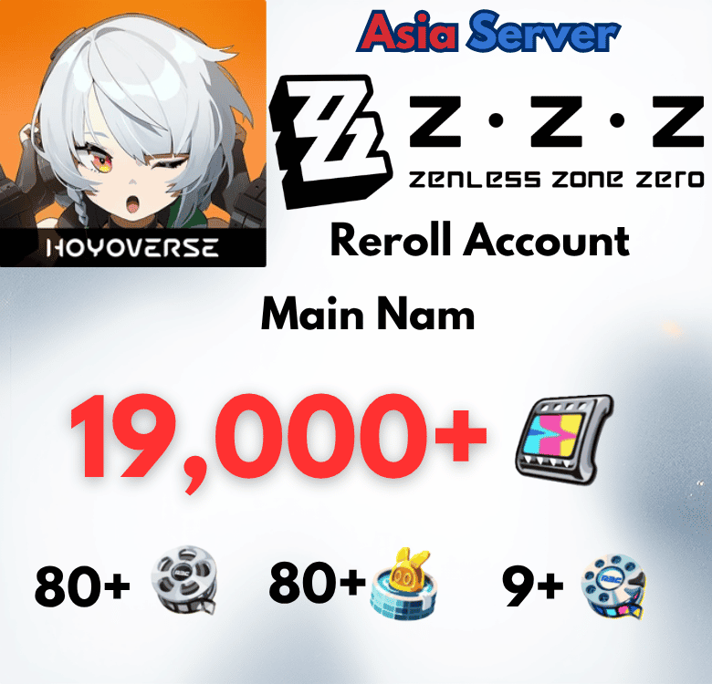 [Asia] Zenless Zone Zero Reroll account 