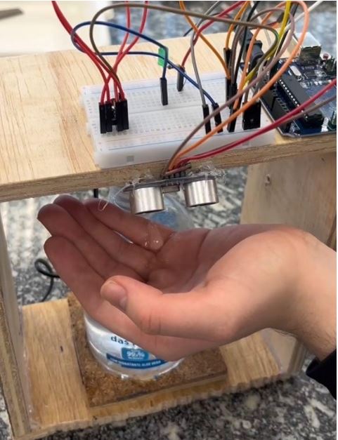 Dispenser de Álcool em Gel