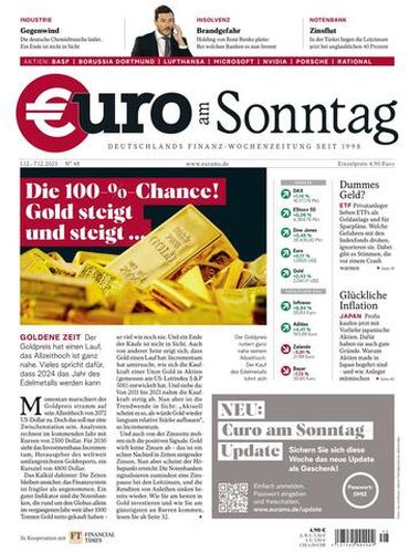 Cover: Euro am Sonntag Finanzmagazin No 48 vom 01  Dezember 2023