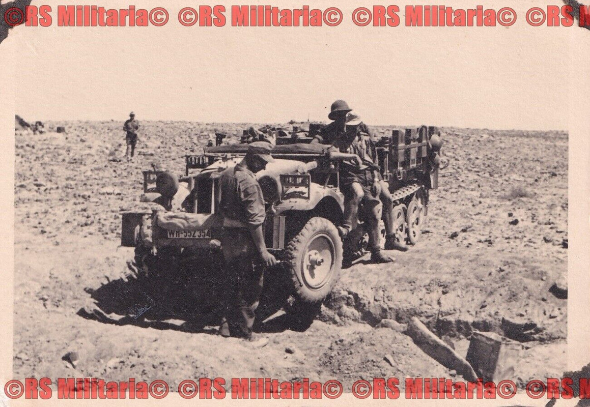 Halbkette in der Wüste Afrikakorps DAK