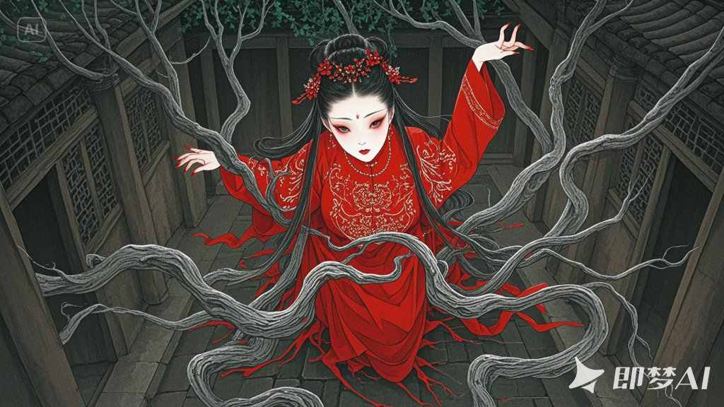夜路独行遇鬼魂，荒野坟前掀棺盖，诡异旋风突然现