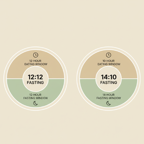 Fasting schedule graphic