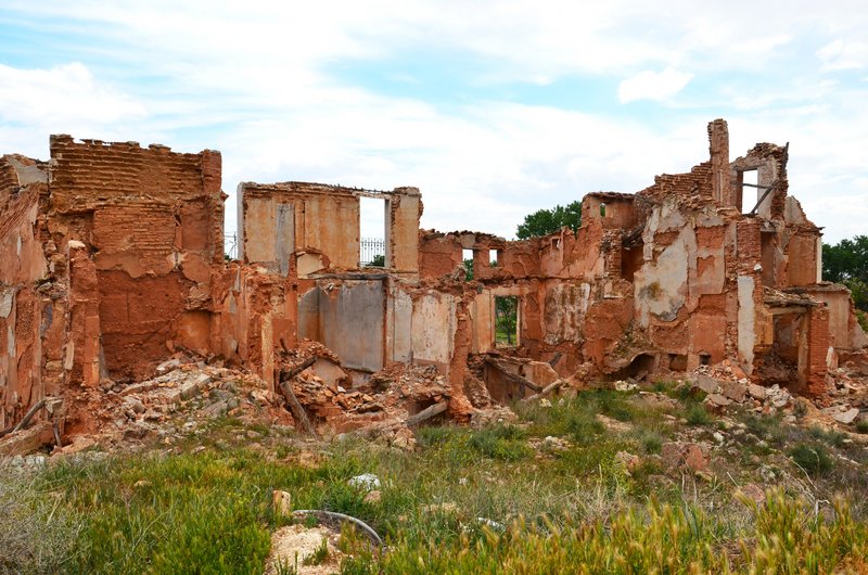 BELCHITE VIEJO-24-4-2014-ZARAGOZA - Pueblos y lugares abandonados/deshabitados-2011 AL 2024 (5)