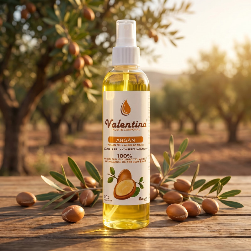 Valentina Aceite Corporal de Argán 8Oz