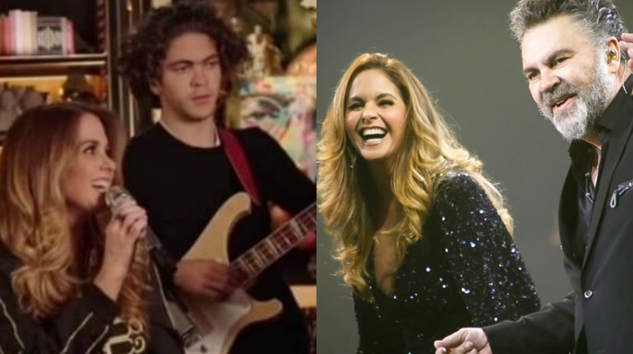 Hijo de Lucero fue captado coreando la canción 