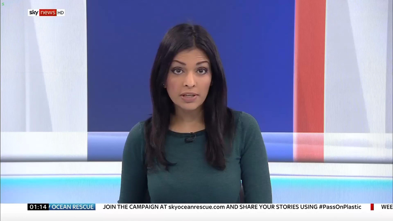 12 January - 01.00.00 - Sky News. News reports on the big storie