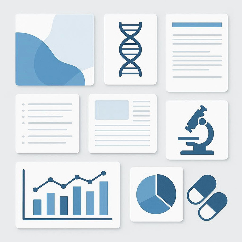 Pharma Pitch Deck on a laptop screen