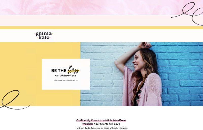 Emma Kate – Be The Boss Of Wordpress