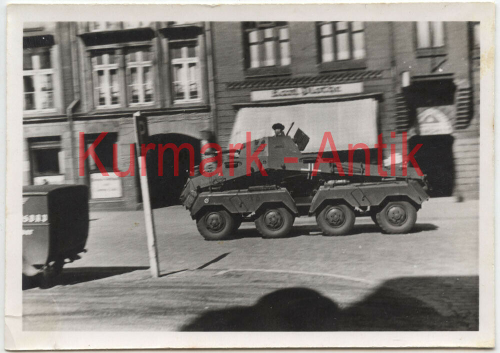 Foto Wehrmacht Panzer Spähwagen 231