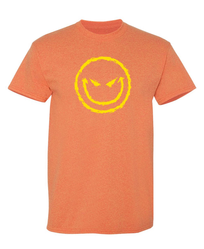Evil Smile Face Sarcastic Humor Graphic Novelty Funny T Shirt Unisex Graphic detailed image 14