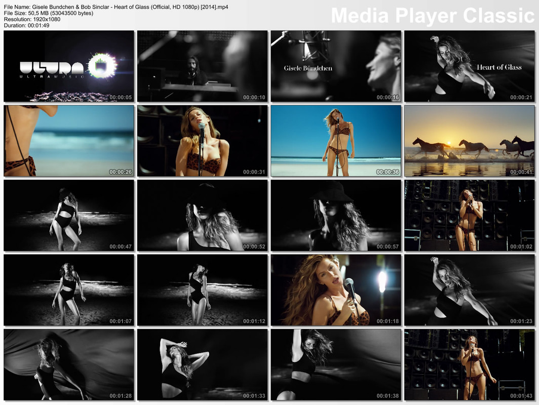 Gisele Bundchen & Bob Sinclar - Heart of Glass (Official, HD 1080p) [2014]