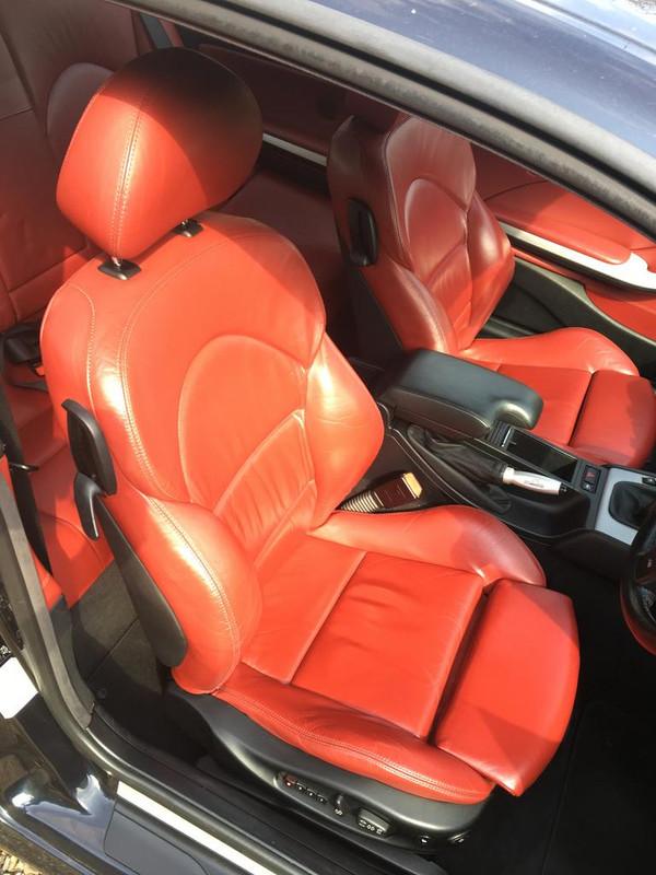 BMW E46 M3 Nappa Red Seats The M3cutters