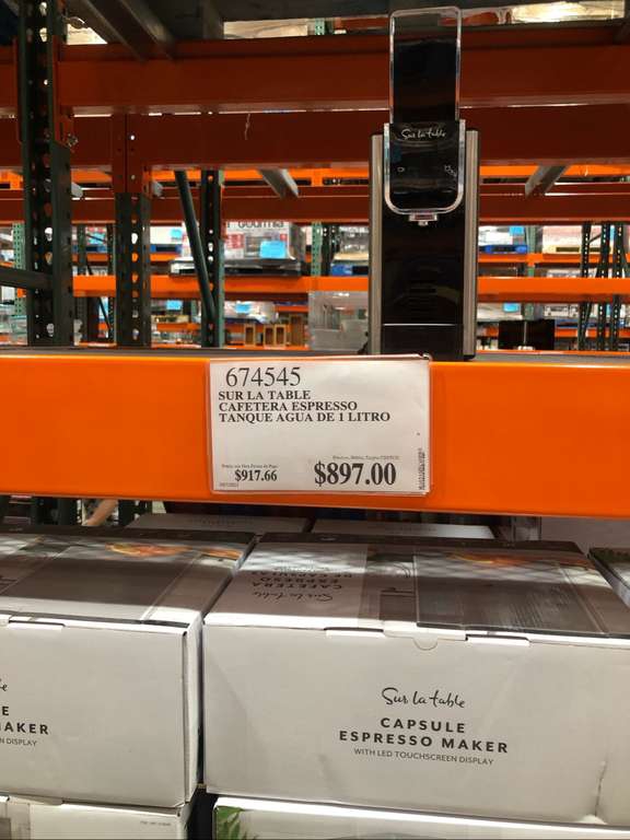 Cafetera de capsulas sur la table Costco Celaya