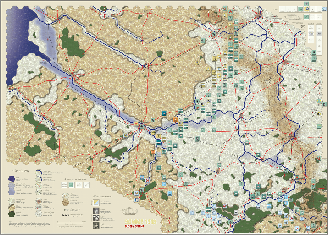 Somme 1918Map