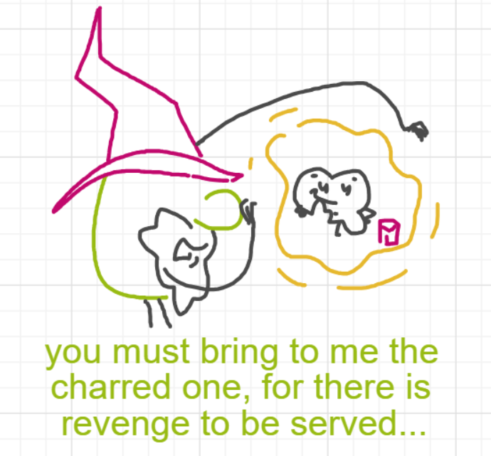 A panel from The Prime Number Few, episode eight of the Board Boards object show by Furretwalk/WalkingFurret.