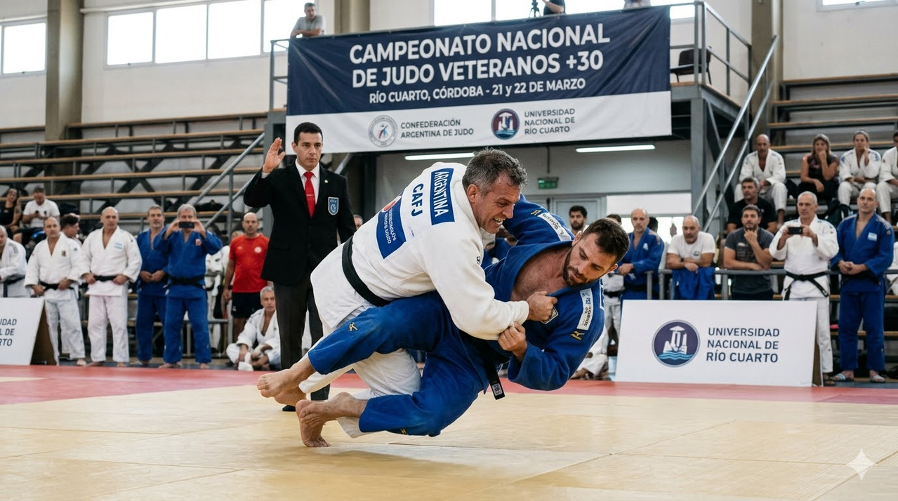 Río Cuarto será sede del Campeonato Nacional de Judo Veteranos +30