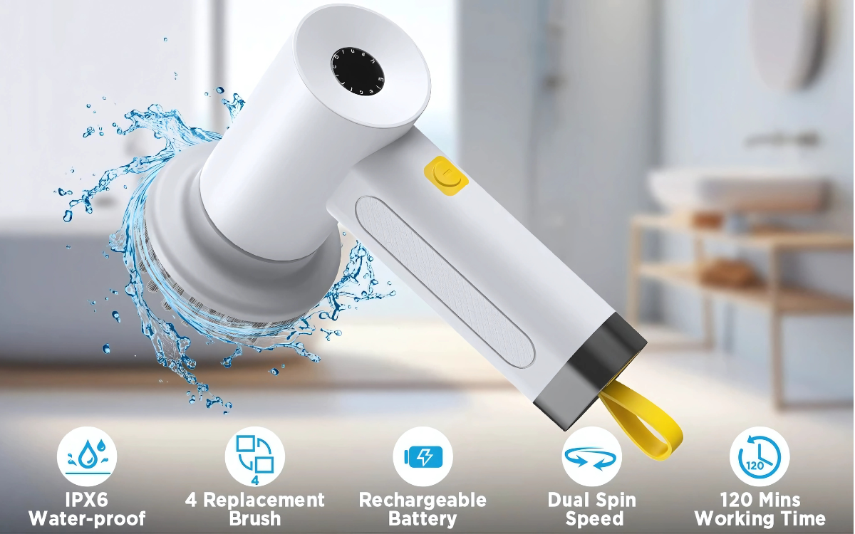 Capete incluse: perie conica, peri duri, laveta, burete