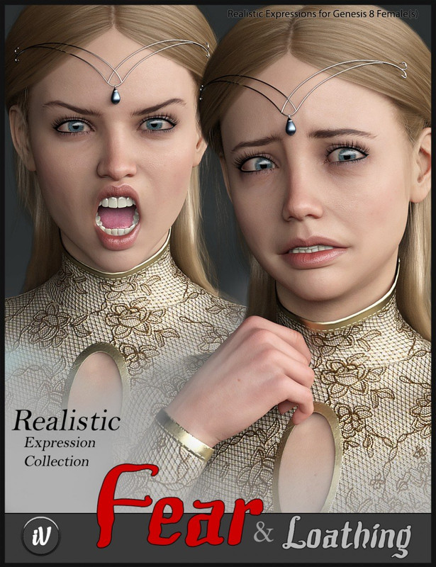 iv fear and loathing expressions for genesis 8 females 00 main daz3d