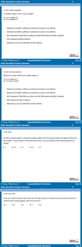 Math Revolution Questions