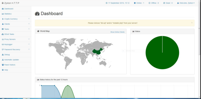 Zyklon HTTP Botnet v 1.3.0.1