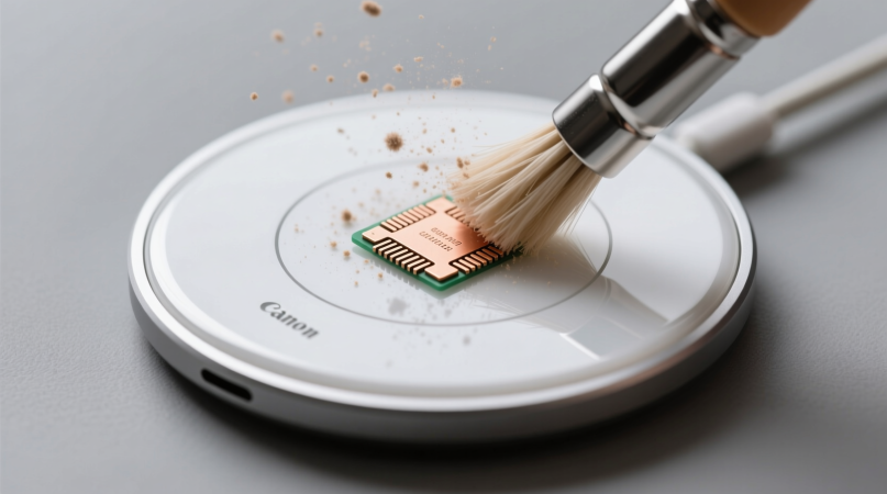 Очистка контактов беспроводной зарядки