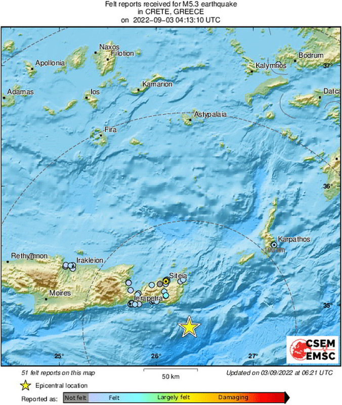 terremoto oggi creta grecia sisma m58