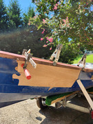 Dory glue up outside