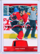 2002-03 BAP First Edition Jerseys #FE-023 [Mike Fisher] [Ottawa Senators] [~100] [swatch=black red] 