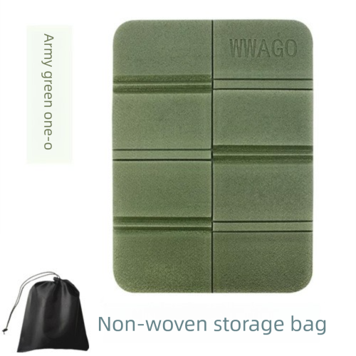 5 Pack army green Portable Folding Foam Seat Pads Waterproof Damp Proof Mats for Park Camping Beach Hiking global Outdoor Activities
