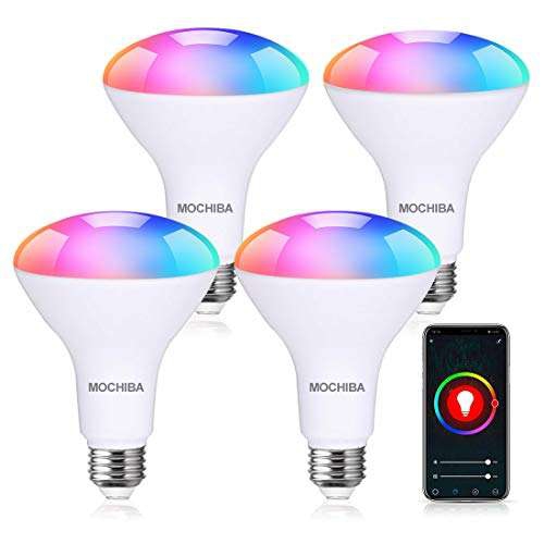 Amazon: MOCHIBA Bombillas LED WiFi inteligentes, funciona con Alexa y Google Home Assistant paquete de 4 
