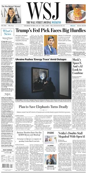 The Wall Street Journal Weekend January 31.01 February 2026 The Wall Street Journal Weekend January 31.01 February 2026
